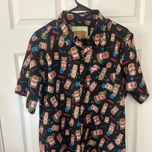 Dixxon Flannel Co. Men’s Short Sleeve Party Shirt – Size Medium (Like New)   Dix